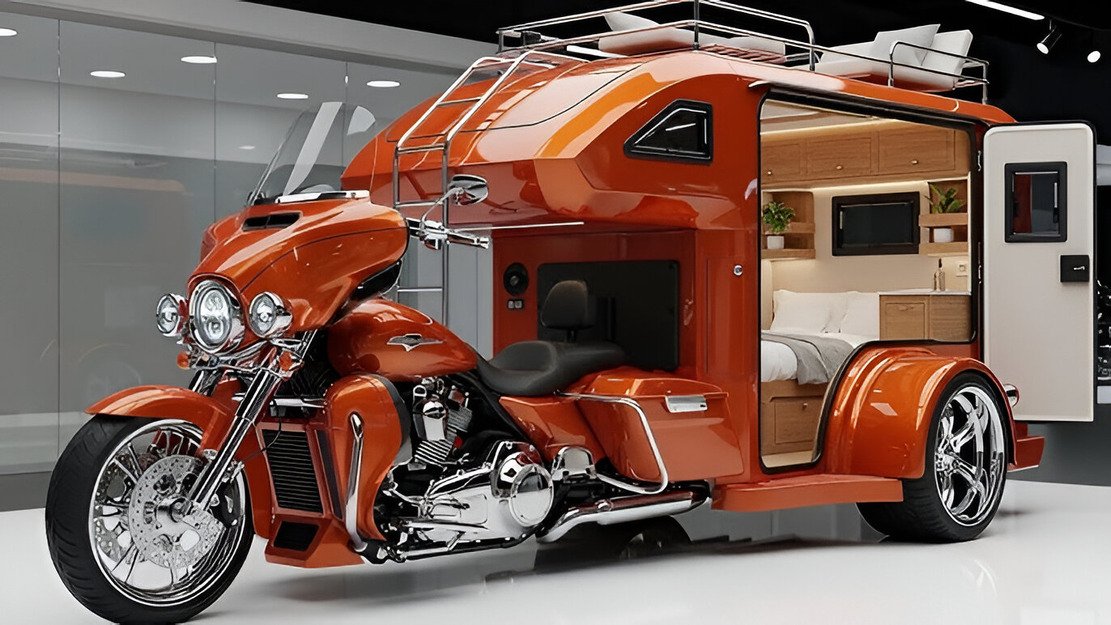 2026 Harley Davidson Camper Trike Futuristic